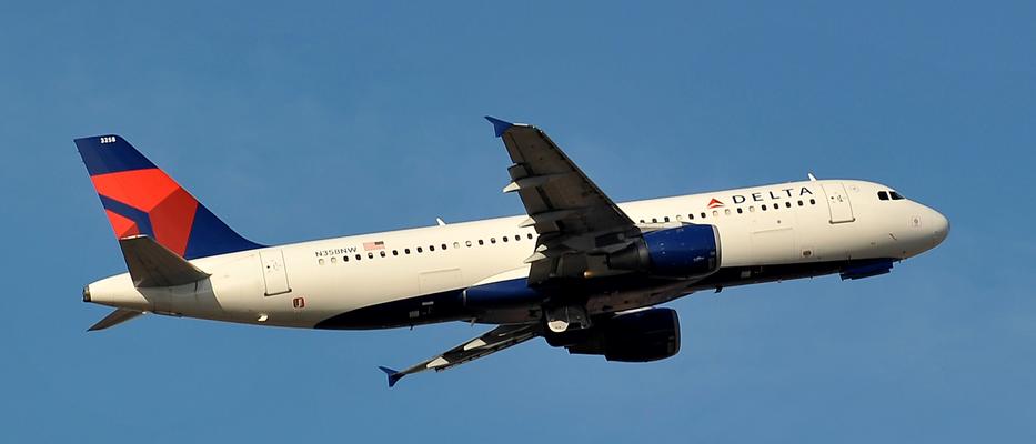 A320-200 in flight